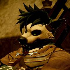 Avatar wearing an aidenfur hairstyle