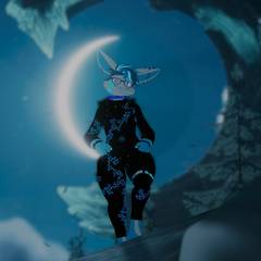 Avatar wearing an aidenfur hairstyle