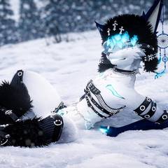 Avatar wearing an aidenfur hairstyle