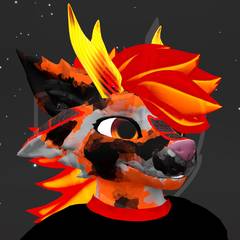 Avatar wearing an aidenfur hairstyle