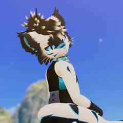 Avatar wearing an aidenfur hairstyle