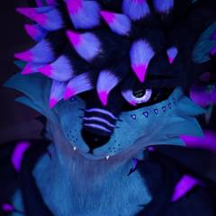 Avatar wearing an aidenfur hairstyle