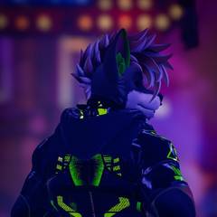 Avatar wearing an aidenfur hairstyle