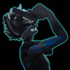 Avatar wearing an aidenfur hairstyle