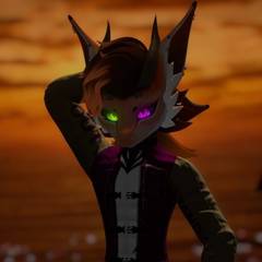 Avatar wearing an aidenfur hairstyle