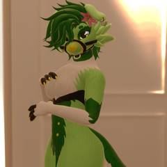 Avatar wearing an aidenfur hairstyle