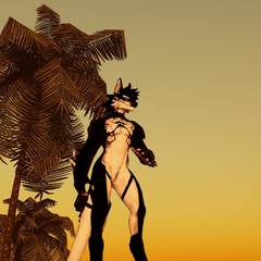Avatar wearing an aidenfur hairstyle