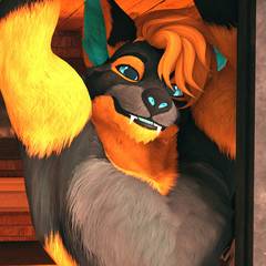 Avatar wearing an aidenfur hairstyle