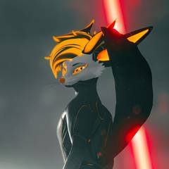 Avatar wearing an aidenfur hairstyle