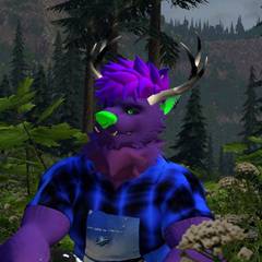 Avatar wearing an aidenfur hairstyle