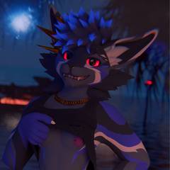 Avatar wearing an aidenfur hairstyle