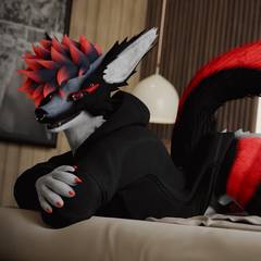 Avatar wearing an aidenfur hairstyle