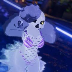 Avatar wearing an aidenfur hairstyle