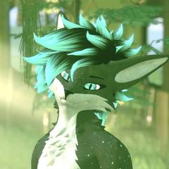Avatar wearing an aidenfur hairstyle