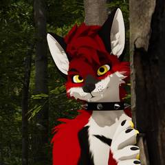 Avatar wearing an aidenfur hairstyle