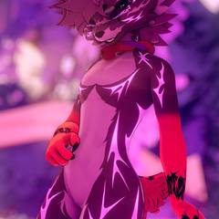 Avatar wearing an aidenfur hairstyle