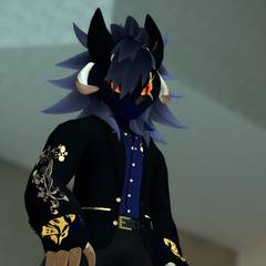 Avatar wearing an aidenfur hairstyle