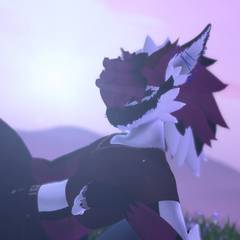 Avatar wearing an aidenfur hairstyle