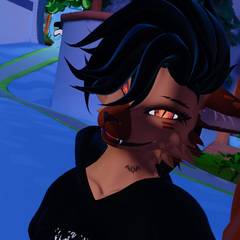 Avatar wearing an aidenfur hairstyle