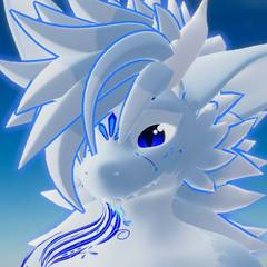 Avatar wearing an aidenfur hairstyle
